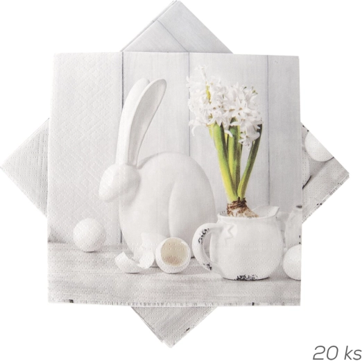 Paper napkins with a spring motif 33 × 33 cm, 20 pcs