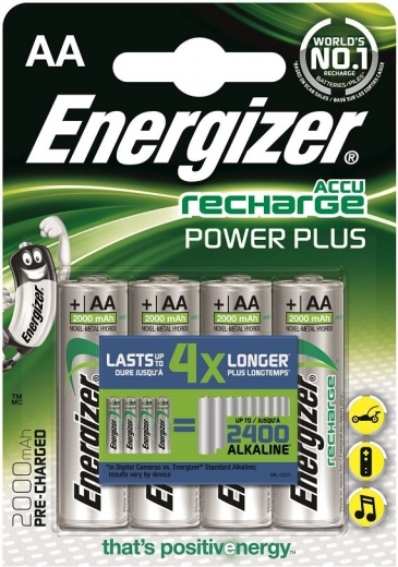 Акумулаторни батерии ENERGIZER Power Plus AA L91 2000 mAh, 4 бр.