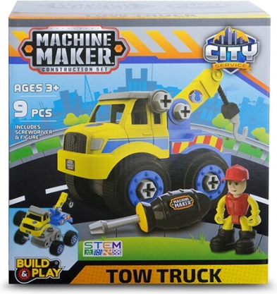 CITY SERVICE vehicle construction set Machine Maker for children