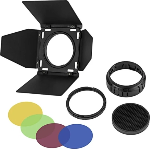Godox BD-10 клапи (barn doors) и цветни филтри за AD300Pro