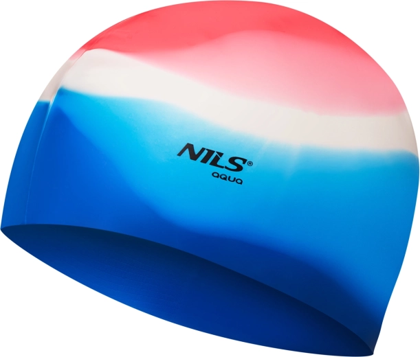NILS Aqua Multicolor Silicone Swim Cap