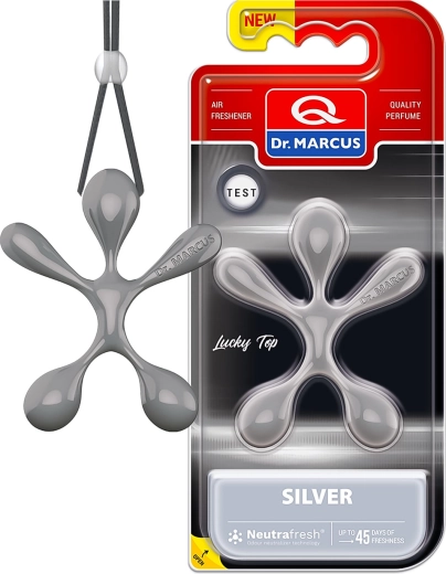 Dr. Marcus Lucky Top car air freshener Silver