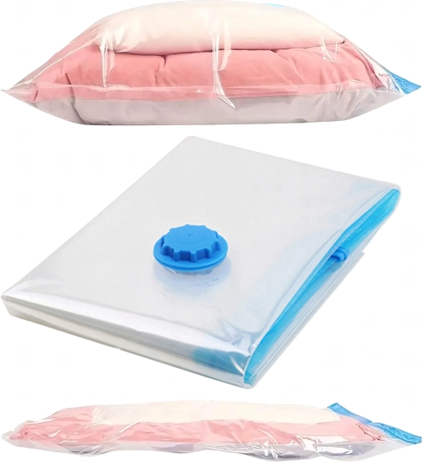 Vacuum storage bag for clothing and bedding 60 × 80 cm