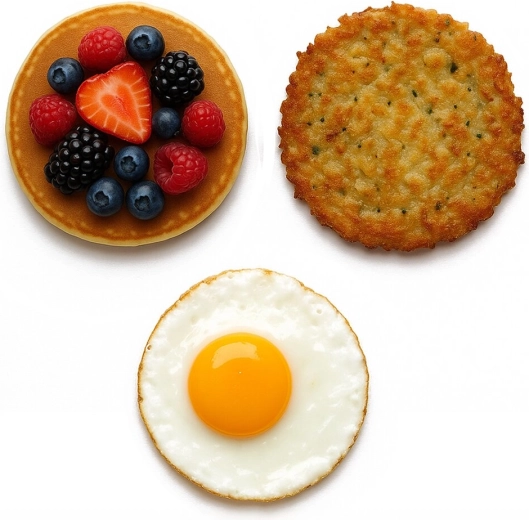 Ideal diameter for breakfast portions