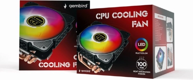 Cooling capacity up to 100 W