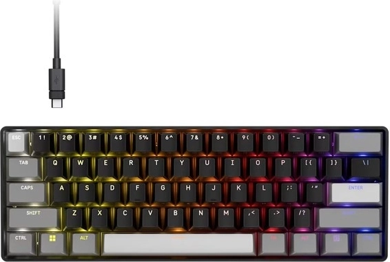 Геймърска клавиатура Clipper pro mini 60 core черна