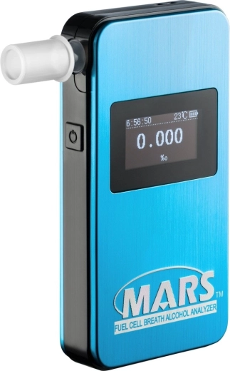 Електрохимичен алкотестер Alcovisor Mars BT, син