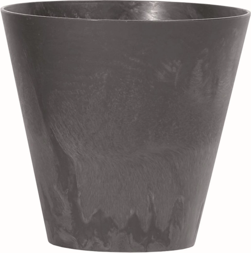 Tubus Flowerpot Concrete Effect anthracite 25 cm with insert