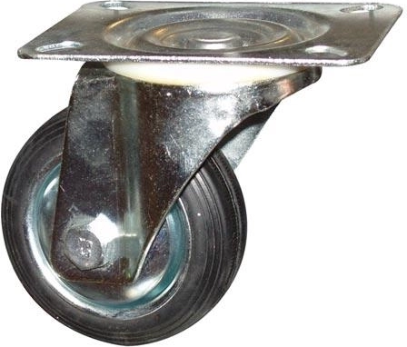 Swivel caster 100 mm, load capacity 60 kg