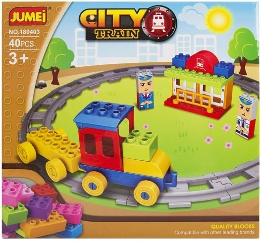 Jumei City влакче – конструктор 40 части - 1 брой