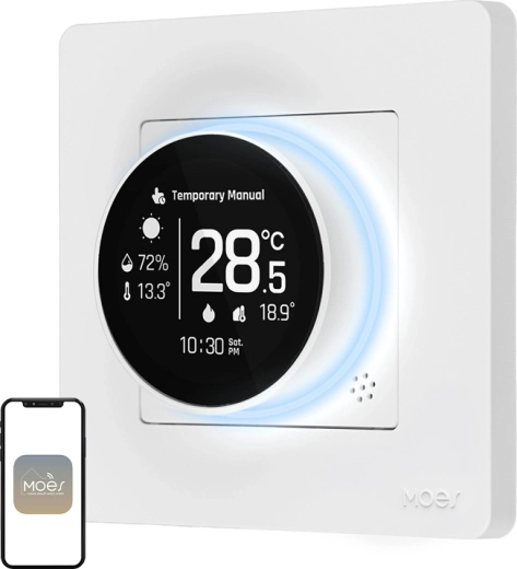 Moes smart ZigBee thermostat for electric heating ZHT-SR-GB