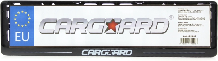 Пластмасова рамка за регистрационен номер CARGUARD, 2 броя