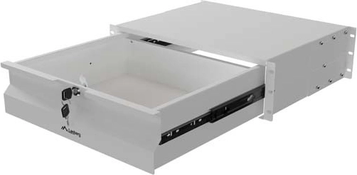 Lanberg чекмедже за 19" rack 3U 360 mm сиво