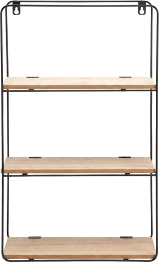 Three levels for decorations and practical storage