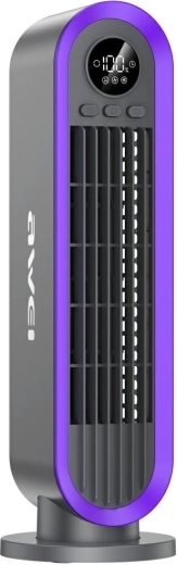 Колонен вентилатор AWEI F52 3600 mAh сив
