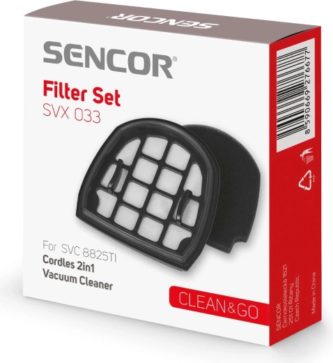 Комплект филтри Sencor за прахосмукачка SVC 8825TI