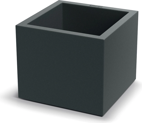 Саксия Cubla Square 38 × 38 × 32 см тъмносив