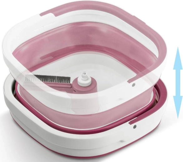 Folding bucket for space-saving storage