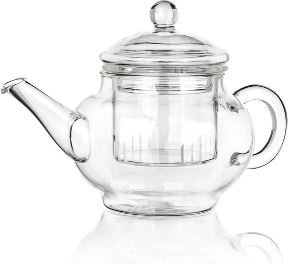 Glass Double-Walled Teapot with Infuser 0.28 L