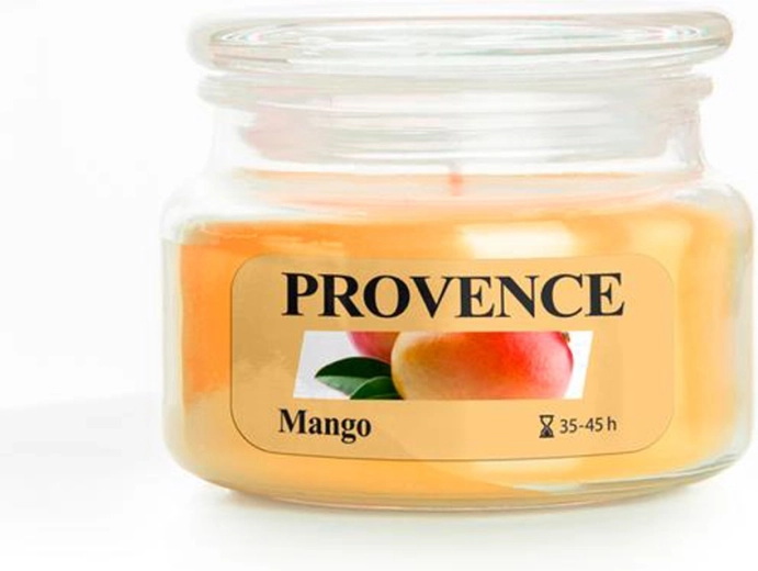 PROVENCE scented glass candle mango 45 hours