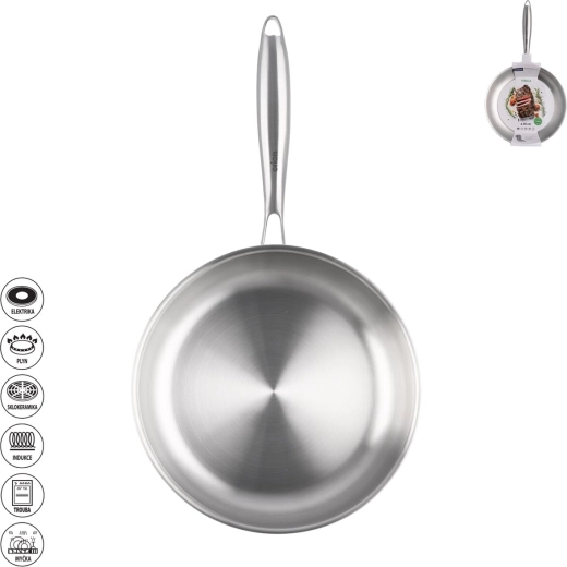 Orion Steela pan 26 cm stainless steel