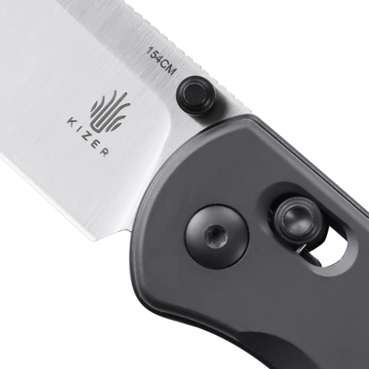 Premium 154CM steel with satin blade