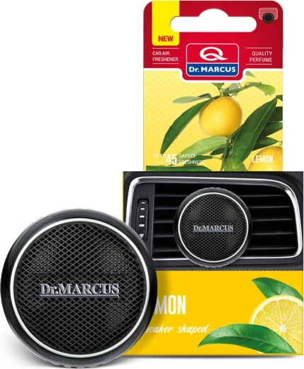 Dr. Marcus speaker-shaped car air freshener Lemon