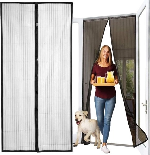 Universal magnetic door mosquito net 80/90/100 × 210/220 cm - 1 pc