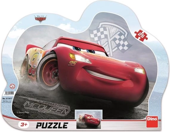 Dino пъзел Cars 3: Светкавицата Маккуин – 25 части
