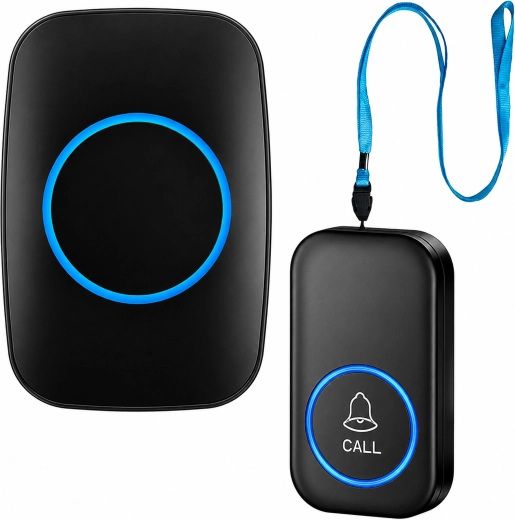 Wireless waterproof doorbell for doors and gate with a 300 m range