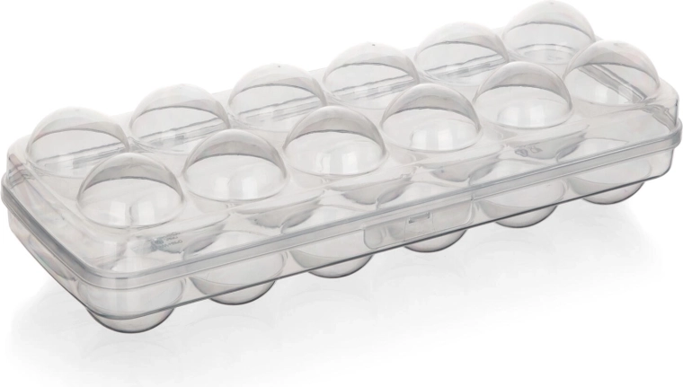 Secure storage for up to 12 eggs