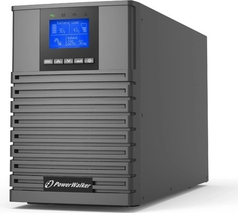 PowerWalker online UPS 1000 VA IoT PF1 with USB/RS-232 (4× IEC C13, IEC C14, EPO), tower