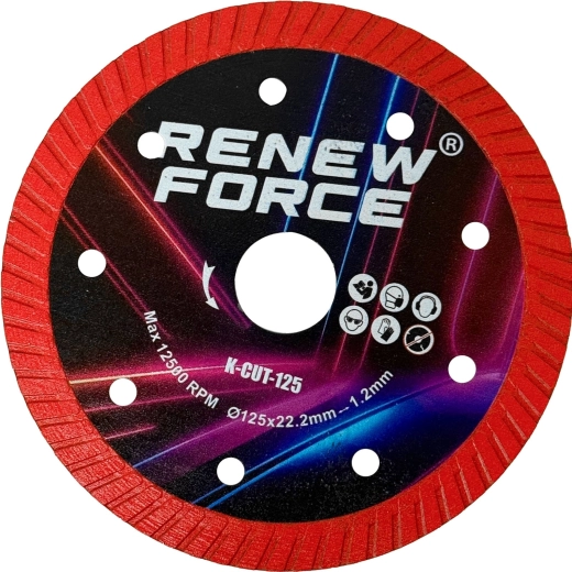 K-Cut 125 mm Diamond Cutting Disc for Gres and Ceramics