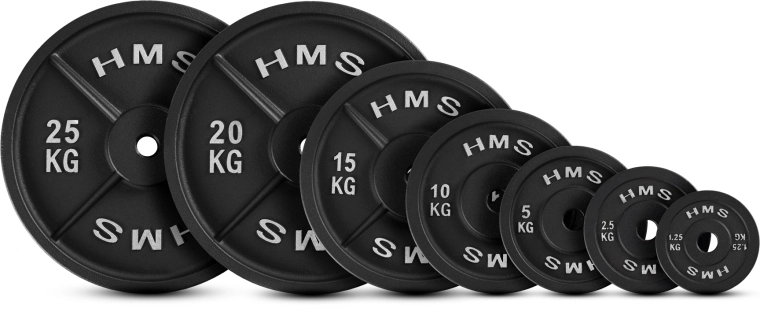Cast iron weight plate HMS 1.25 kg (31 mm)