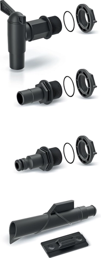 Accessory set for rainwater barrels ICANSET 4 (5 pieces)