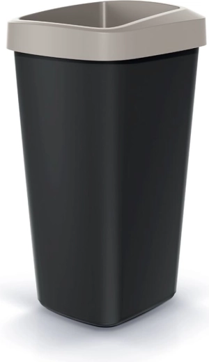 Compacta Q Drop Trash Can 25 L, Light Brown