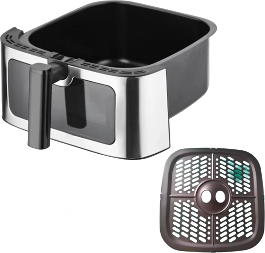 Basket with insert for better airflow