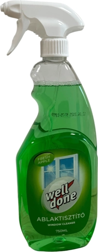 Well Done Препарат за стъкла Fresh Apple 750 ml
