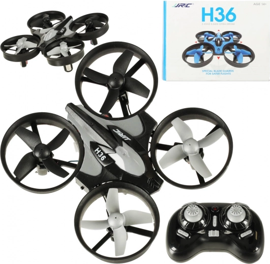 Мини дрон JJRC H36 2.4GHz 4CH с 6-осева стабилизация – черен
