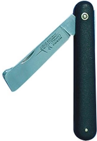 Garden grafting and budding folding knife with 60 mm stainless steel blade