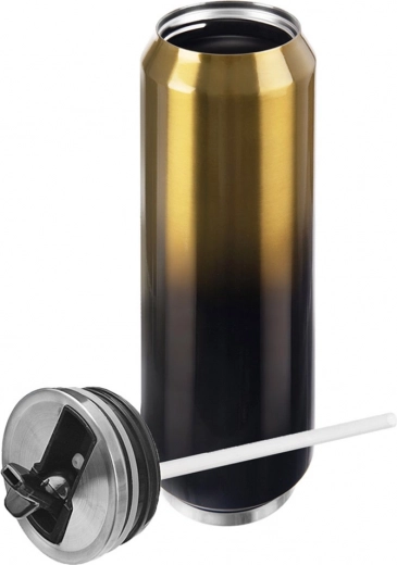 Leakproof lid with flip-up spout and straw