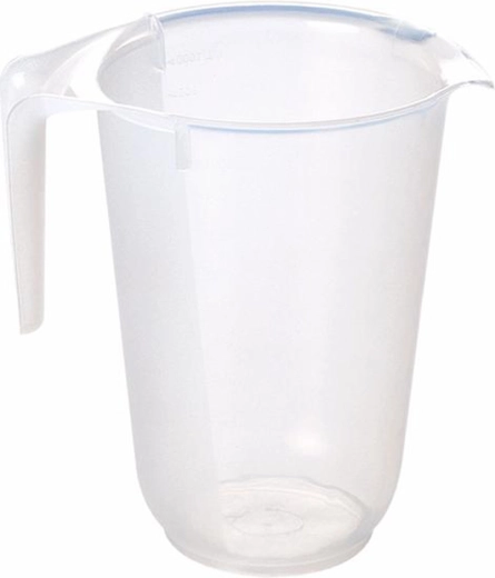 Plastic measuring jug with spout 1 l HEIDRUN