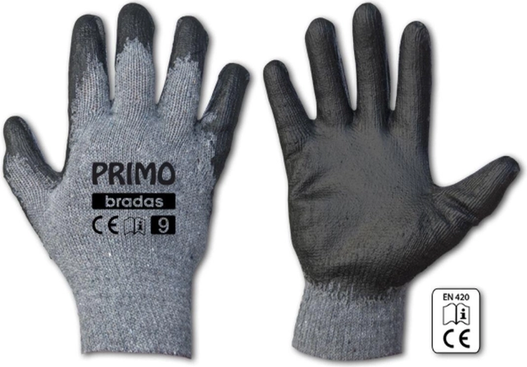 PRIMO Protective Latex Gloves, Size 8 (M)