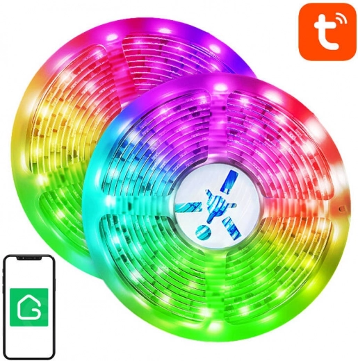 Смарт Wi‑Fi RGB LED лента NiteBird SL3 2×5 м с поддръжка на Tuya