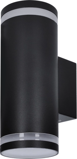 Solight outdoor wall light Potenza 2x GU10, black