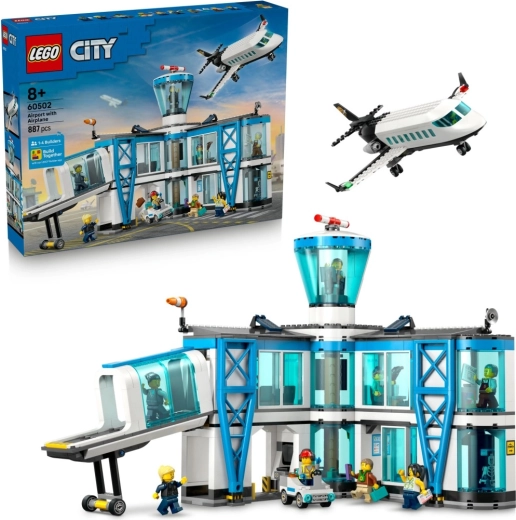 LEGO City летище със самолет