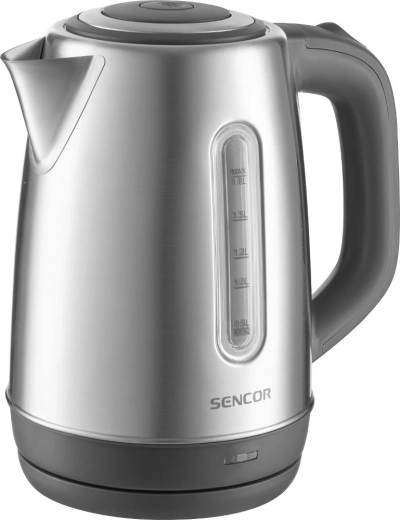Електрическа кана Sencor от неръждаема стомана, 1,8 л