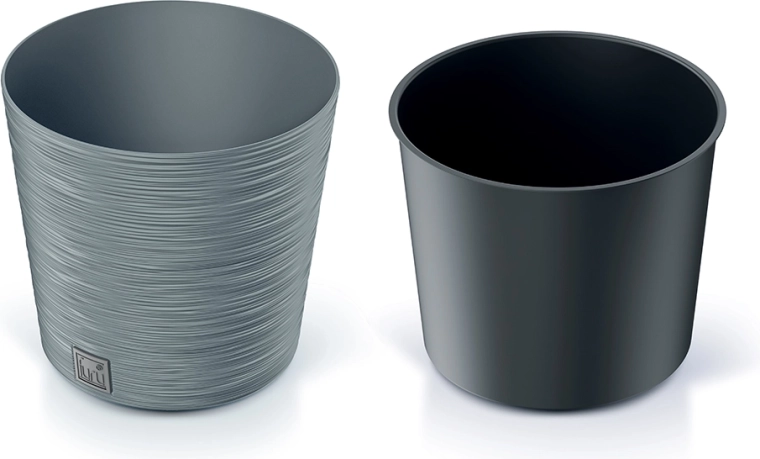 Furu Round Planter 25 cm concrete color