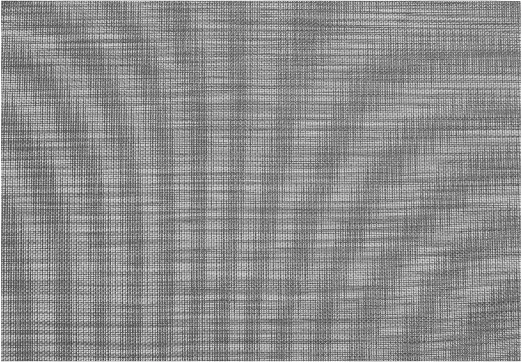 PVC and polyester placemat 45 × 30 cm, grey