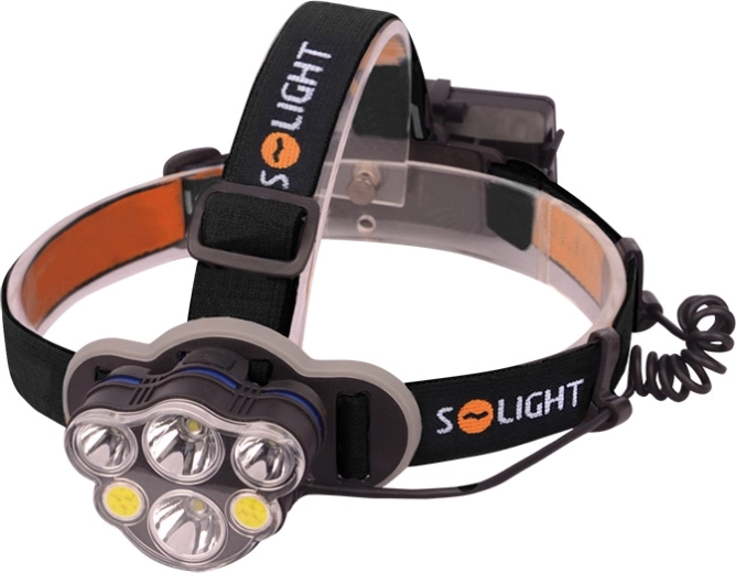Solight акумулаторен LED челник 550 lm